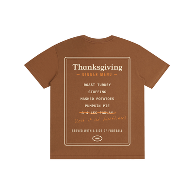 Thanksgiving Parlay Menu Tee