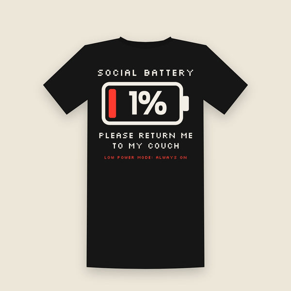 Social Battery 1%