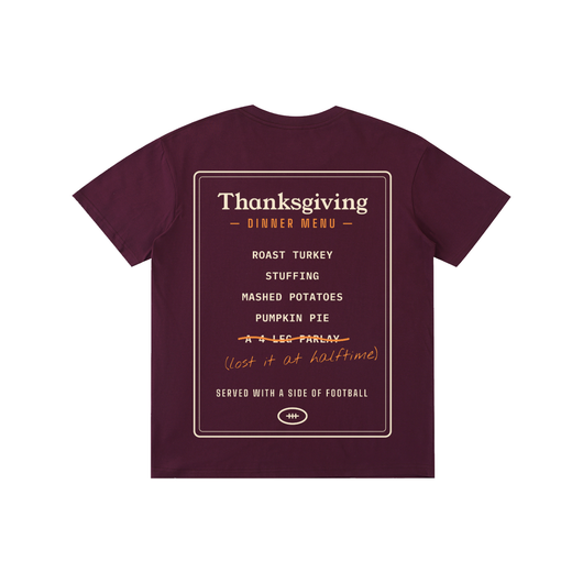 Thanksgiving Parlay Menu Tee
